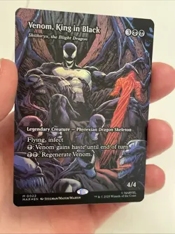 Venom, King in Black - Skithiryx, the Blight Dragon (Borderless) Foil - Image 4