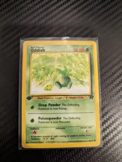 Pokemon TCG Oddish Team Rocket 63 Regular 1st Edition Common - Image 1