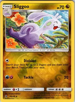 Sliggoo 95/145 SM - Guardians Rising Pokemon TCG LP Reverse Holo - Image 1