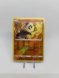 65/131 Pancham Reverse Holo Sun & Moon Forbidden Light Pokemon TCG Card 2018 - Image 1