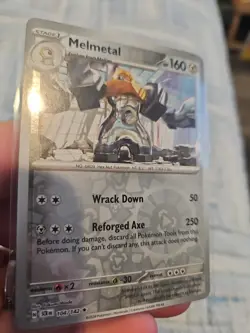 Melmetal 104/142 Sv07: Stellar Crown Reverse Holo + Holo Pokemon TCG - Image 4