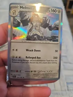 Melmetal 104/142 Sv07: Stellar Crown Reverse Holo + Holo Pokemon TCG - Image 5