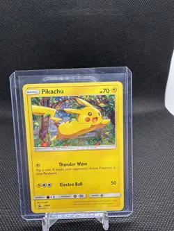 Pokemon TCG Pikachu SM04 Black Star Promo Holo Sun and Moon English Rare - Image 1