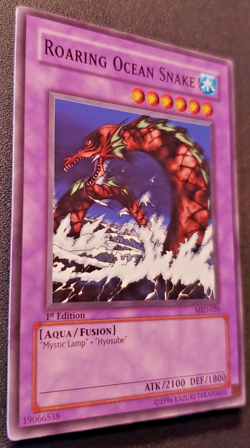 Yugioh! Roaring Ocean Snake Metal Raiders MRD-020 - 1st Ed - Vintage 2002 - Image 2