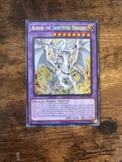 Albion The Sanctifire Dragon | MP24-EN082 | Prismatic Secret Rare | NM | YuGiOh! - Image 1