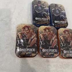 One Piece Mini Tin Set Vol 2 . LOT OF 5 TS-02 OP-13 | Factory Sealed | Bandai - Image 3