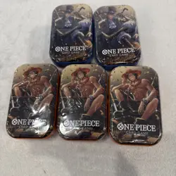 One Piece Mini Tin Set Vol 2 . LOT OF 5 TS-02 OP-13 | Factory Sealed | Bandai - Image 4