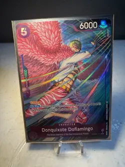 DONQUIXOTE DOFLAMINGO PRB02-011 ALT ART One Piece PRB02 THE BEST English - Image 1