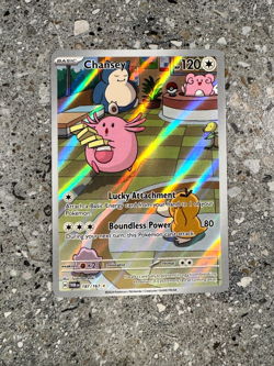 Pokemon TCG Cards Chansey 187/167 Twilight Masquerade Illustration Rare NM-M - Image 1