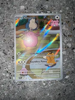 Pokemon TCG Cards Chansey 187/167 Twilight Masquerade Illustration Rare NM-M - Image 3