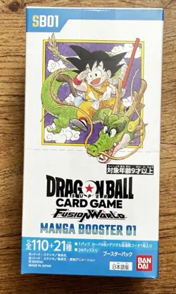 Dragon Ball Super Fusion World Card - Manga Booster Box 01 SB01 (Japanese) - Image 1