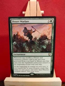 Desert Warfare - Modern Horizons 3 Commander - NM - Rare - MTG - Image 1