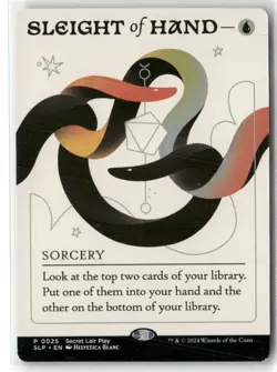 Sleight Of Hand MTG Promo Regular Secret Lair Play 0025 Magic NM - Image 1
