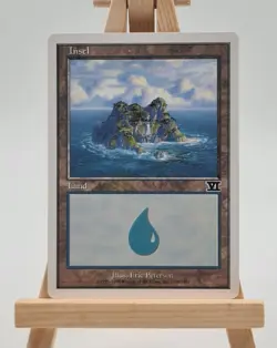 Insel (M.4) 6. Edition Magic Karte MTG Deutsch (Island (M.4) 338/350 - Image 1