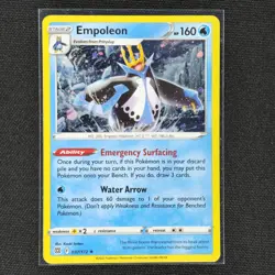 Empoleon - 037/172 - Holo Rare - Brilliant Stars - Pokemon Card - LP - Image 1