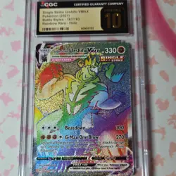 Pokemon TCG Single Strike Urshifu VMAX Secret Rare Holo CGC 10 167/163 - Image 1