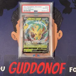 💎PSA 10 GEM MINT 2021 Pokemon Japanese Eevee Heroes LEAFEON V #002 - Image 1