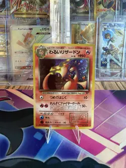 POKEMON JPN DARK CHARIZARD HOLO NO. 006 JAPANESE ROCKET GANG - Image 1