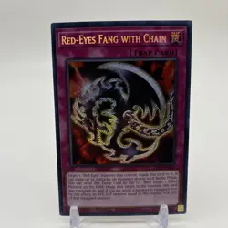 Yugioh Red-Eyes Fang with Chain LDS1-EN021 Secret Rare NM - Image 1