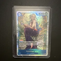 Bandai One Piece Card Game Nefeltari Vivi Holo Extra Booster EB03-024 4000 Power - Image 1