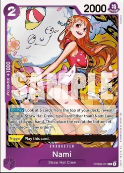 Nami PRB02-012 One Piece Card The Best Vol.2 Rare NM - Image 1