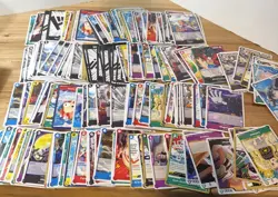 One Piece Card Lot 214. I Know Nothing About These Cards. Backs Mostly Blue. - Image 1