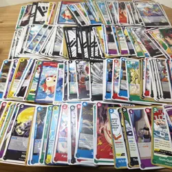 One Piece Card Lot 214. I Know Nothing About These Cards. Backs Mostly Blue. - Image 5