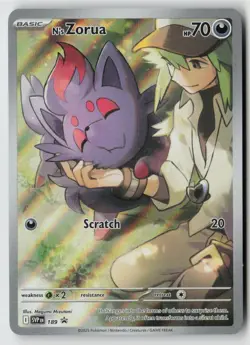 N's Zorua - 189 - SV: Scarlet & Violet Promo Cards Holo - PTCG - Image 1