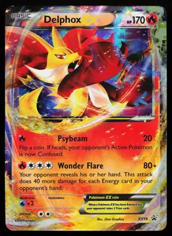 Delphox EX XY19 Holo XY Black Star Promo Pokemon Card - Image 1