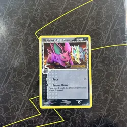 Pokemon Card TCG Nidoran M EX Dragon Frontiers 57/101 Reverse Holo Stamped - Image 1