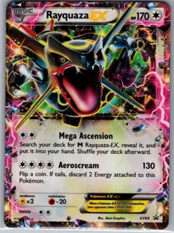 Rayquaza EX (Shiny) XY69 XY Promos - Pokemon Card - LP - Image 1