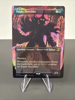 Super Shredder - 0217 - M - Foil - Borderless - TMNT - MTG - NM/M - Image 1