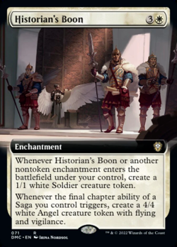 DOMINARIA UNITED = FULL ART - Historian's Boon (Extended Art) = NON FOIL - Image 1
