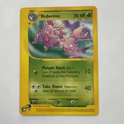 Nidorino #55/147 Uncommon Aquapolis Base Set Pokemon Rare NM dd - Image 1