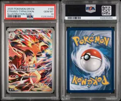 PSA 10 Ethan's Typhlosion 190/182 Destined Rivals Pokemon TCG English - Image 4
