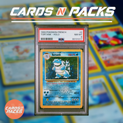 Carte Pokemon Tortank 2/102 Set Base Edition 2 PSA 8 NM-MINT 🇫🇷🔥 - Image 1