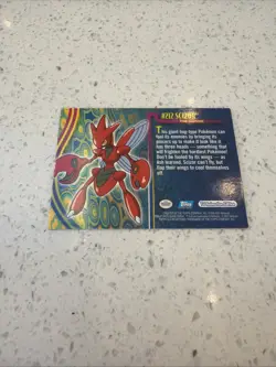 Pokemon Card Vintage 2001 Rare Topps Johto League Champions Scizor #212 - LP - Image 4