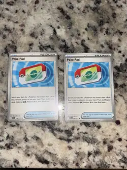 2x Pokemon TCG - Poke Pad 198/217 - Ascended Heroes NM - Image 1