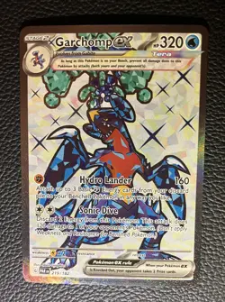 Garchomp ex 219/182 SV04: Paradox Rift Pokemon TCG NM - Image 1