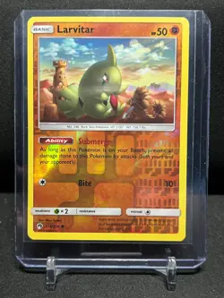 Larvitar 114/214 Reverse Holo Pokemon 2018 Lost Thunder - LP - Image 1