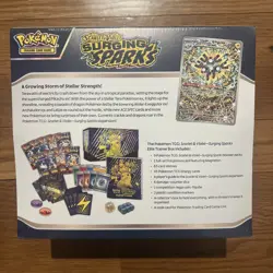 Pokemon TCG: Surging Sparks New Factory Sealed Elite Trainer Box - Image 3