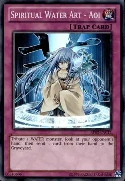 YUGIOH Spiritual Water Art - Aoi - AP02-EN012 - Super Rare NM - Image 1