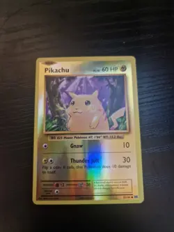 Pikachu Reverse Holo 35/108 - XY Evolutions - Pokemon Card - Near Mint Condition - Image 1