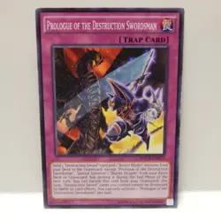 Yu-Gi-Oh! Prologue Of The Destruction Swordsman Trap Card - Image 1