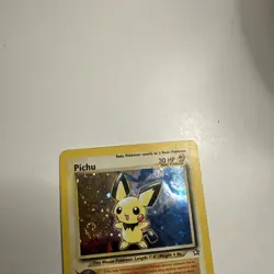 Pokemon TCG Pichu Neo Genesis Holo Rare Unlimited Card 12/111 SWIRL!! - Image 4