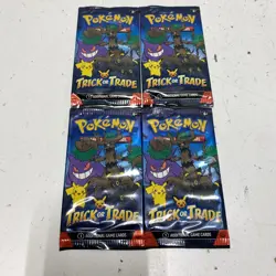 2022-2024 Pokemon Trading Card Trick Or Trade Booster Pack Bundle (Set Of 20) - Image 2