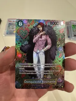 One Piece Donquixote Rosinante (SP) OP04-119 Gold Foil Custom Card - Image 1