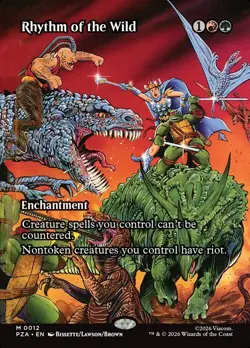 Rhythm of the Wild X1 BORDERLESS FOIL-NM/M-Teenage Mutant Ninja Turtles-Eternal - Image 1