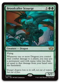 Broodcaller Scourge #44 (NM) Tarkir Dragonstorm TDC Magic MTG - Image 1