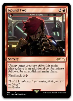 Round Two - Seize the Day #480 (NM) Secret Lair Drop SLD Magic MTG - Image 1